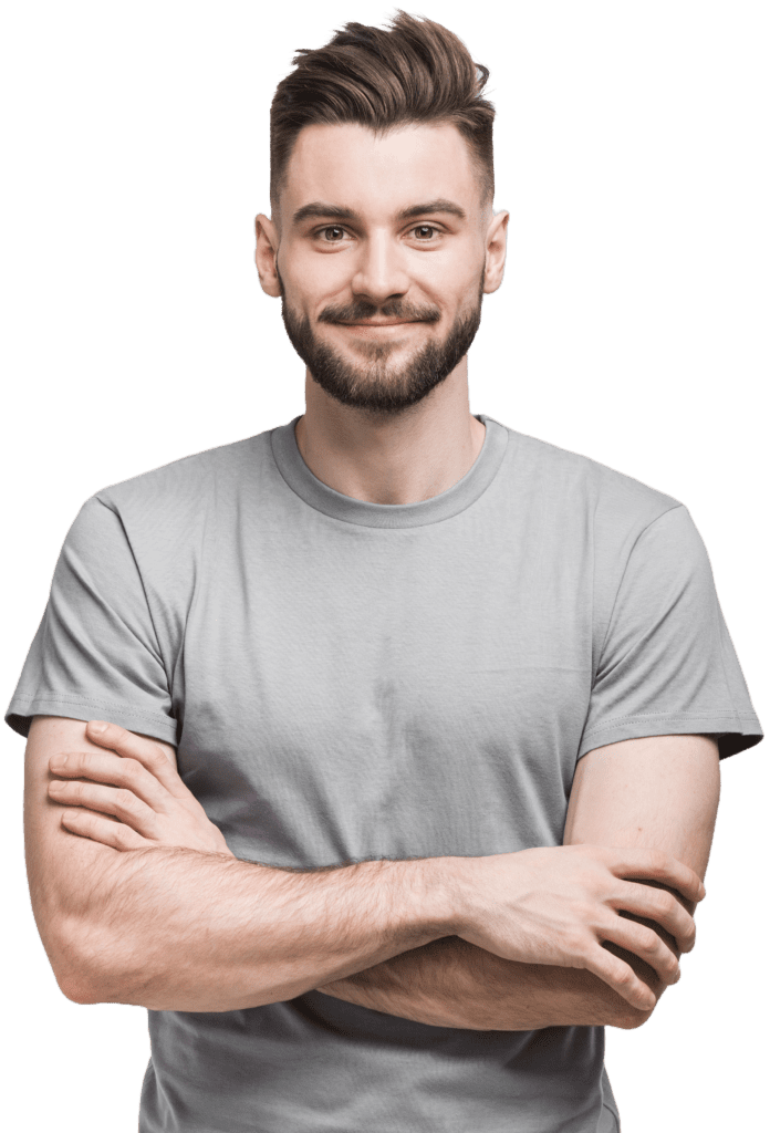 Man is happy that his IOP for OCD is helping him manage his symptoms.
